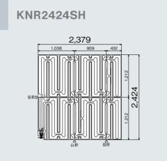 ○リンナイ 床暖房【KNR2424SH】(26-3898) リフォーム向け 3回路 5.5mm