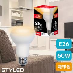 LED�d�� E26���� ���t�d���^�C�v60W���� ����d��5W �d���F�i500lm�j