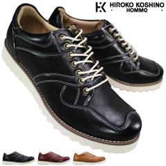 HIROKO KOSHINO HOMME �J�W���A���V���[�Y HR5903 �u���b�N ���C�� �u���E�� 25cm�`27cm �����Y �t�F�C�N���U�[�X�j�[�J�[ �R�C