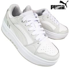 �v�[�} PUMA �X�j�[�J�[ 402592-03 ���o�E���h �t�F�� ���E �z���C�g/�O���[ 23.5cm�`24.5cm ���f�B�[�X �V���[�Y �X�j�[�J�[ �C �R�C �^