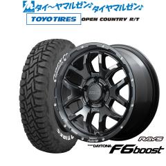 レイズ チームデイトナ F6ブースト(ブラック) TOYO オープンカントリー レイズ チームデイトナ F6ブースト 16インチ 7.0J トーヨータイヤ OPEN