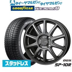 �y2025�N���zBADX D,O,S(DOS) SP-10R 13�C���` 4.0J �O�b�h�C���[ ICE NAVI �A�C�X�i�r 8 ���{��   145/80R13 �X�^�b�h���X�^�C�� �z�C�[