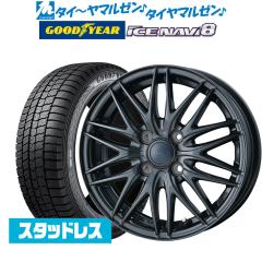 �y2025�N���z�C���^�[�~���m AZ-SPORTS ML-10 14�C���` 4.5J �O�b�h�C���[ ICE NAVI �A�C�X�i�r 8 ���{��  155/65R14 �X�^�b�h���X�^�C��