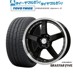 BADX ロクサーニ グラスターファイブ 19インチ 7.5J トーヨータイヤ 