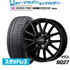 NEXEN �l�N�Z�� WINGUARD �E�C���K�[�h ice 2 155/65R14 �X�^�b�h���X�^�C�� �z�C�[��4�{�Z�b�g MID �z�C�[���Y SQ27