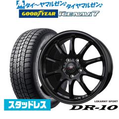 �y2025�N���zBADX ���N�T�[�j�X�|�[�c DR-10 17�C���` 7.0J �O�b�h�C���[ ICE NAVI �A�C�X�i�r 7 ���{��  225/55R17 �X�^�b�h���X�^�C�� 