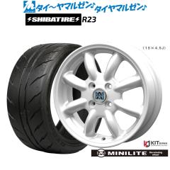 ミニライト 14インチ 4.5J SHIBATIRE シバタイヤ 300 (R23) 165/55R14 