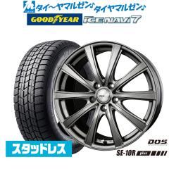 �y2025�N���zBADX D,O,S(DOS) SE-10R plus 17�C���` 7.0J �O�b�h�C���[ ICE NAVI �A�C�X�i�r 7 ���{��  225/55R17 �X�^�b�h���X�^�C�� �z