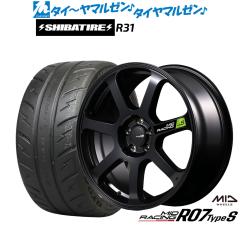 MID レーシング R07 TypeS 17インチ 7.0J SHIBATIRE シバタイヤ 280R