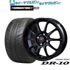 BADX ロクサーニスポーツ DR-10 16インチ 6.0J SHIBATIRE シバタイヤ 