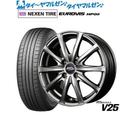 MID �z�C�[���Y V25 13�C���` 4.0J NEXEN �l�N�Z�� ���[�h�X�g�[�� ���[���r�Y HP02 155/70R13 �T�}�[�^�C�� �z�C�[��4�{�Z�b�g