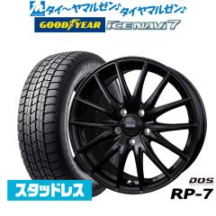 �y2025�N���zBADX D,O,S(DOS) RP-7 18�C���` 7.5J �O�b�h�C���[ ICE NAVI �A�C�X�i�r 7 ���{��  235/50R18 �X�^�b�h���X�^�C�� �z�C�[��4