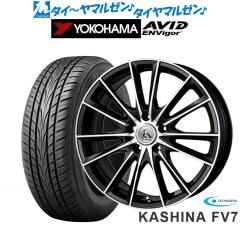 テクノピア カシーナ FV-7 18インチ 7.5J ヨコハマ AVID エンビガー 
