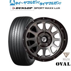 FORCE デルタフォース OVAL(オーバル) 17インチ 8.0J ダンロップ SPORT