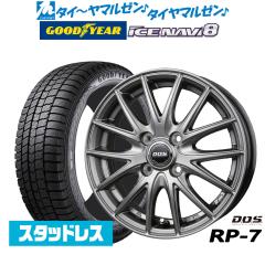 �y2025�N���zBADX D,O,S(DOS) RP-7 14�C���` 4.5J �O�b�h�C���[ ICE NAVI �A�C�X�i�r 8 ���{��  155/65R14 �X�^�b�h���X�^�C�� �z�C�[��4