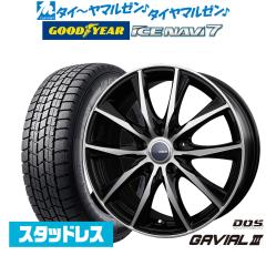 �y2025�N���zBADX D,O,S(DOS) �K�r�A��III 17�C���` 7.0J �O�b�h�C���[ ICE NAVI �A�C�X�i�r 7 ���{��  225/55R17 �X�^�b�h���X�^�C�� �z