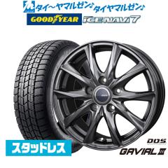 �y2025�N���zBADX D,O,S(DOS) �K�r�A��III 17�C���` 7.0J �O�b�h�C���[ ICE NAVI �A�C�X�i�r 7 ���{��  225/55R17 �X�^�b�h���X�^�C�� �z