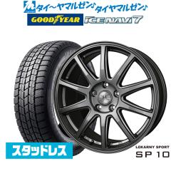�y2025�N���zBADX ���N�T�[�j�X�|�[�c SP10 17�C���` 7.0J �O�b�h�C���[ ICE NAVI �A�C�X�i�r 7 ���{��  225/55R17 �X�^�b�h���X�^�C�� 
