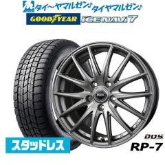 �y2025�N���zBADX D,O,S(DOS) RP-7 17�C���` 7.0J �O�b�h�C���[ ICE NAVI �A�C�X�i�r 7 ���{��  225/55R17 �X�^�b�h���X�^�C�� �z�C�[��4