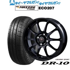 BADX ���N�T�[�j�X�|�[�c DR-10 14�C���` 4.5J Best Choice MAZZINI(�}�W�[�j) ECO 207 155/65R14 �T�}�[�^�C�� �z�C�[��4�{�Z�b�g
