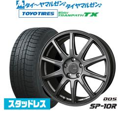 BADX D,O,S(DOS) SP-10R 18�C���` 7.5J �g�[���[�^�C�� �E�B���^�[�g�����p�X TX 215/50R18 �X�^�b�h���X�^�C�� �z�C�[��4�{�Z�b�g