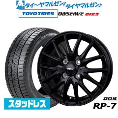 BADX D,O,S(DOS) RP-7 14�C���` 4.5J �g�[���[�^�C�� OBSERVE �I�u�U�[�u GIZ2(�M�Y�c�[) 155/65R14 �X�^�b�h���X�^�C�� �z�C�[��4�{�Z�b