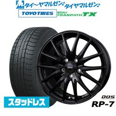 BADX D,O,S(DOS) RP-7 18�C���` 7.5J �g�[���[�^�C�� �E�B���^�[�g�����p�X TX 215/50R18 �X�^�b�h���X�^�C�� �z�C�[��4�{�Z�b�g