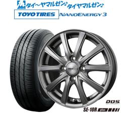 BADX D,O,S(DOS) SE-10R plus 13�C���` 4.0J �g�[���[�^�C�� NANOENERGY �i�m�G�i�W�[ 3  155/70R13 �T�}�[�^�C�� �z�C�[��4�{�Z�b�g