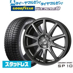 BADX ���N�T�[�j�X�|�[�c SP10 17�C���` 7.0J �O�b�h�C���[ ICE NAVI �A�C�X�i�r 8 ���{��  225/55R17 �X�^�b�h���X�^�C�� �z�C�[��4�{�Z