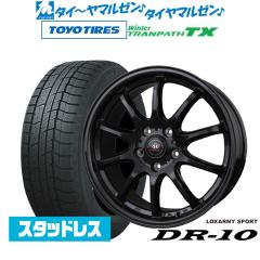 BADX ���N�T�[�j�X�|�[�c DR-10 18�C���` 7.5J �g�[���[�^�C�� �E�B���^�[�g�����p�X TX 215/50R18 �X�^�b�h���X�^�C�� �z�C�[��4�{�Z�b