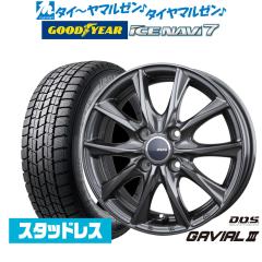[2026�N��]�O�b�h�C���[ ICE NAVI �A�C�X�i�r 7 ���{��  155/65R14 �X�^�b�h���X�^�C�� �z�C�[��4�{�Z�b�g BADX D,O,S(DOS) �K�r�A��III