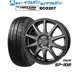 BADX D,O,S(DOS) SP-10R 14�C���` 4.5J Best Choice MAZZINI(�}�W�[�j) ECO 207 155/65R14 �T�}�[�^�C�� �z�C�[��4�{�Z�b�g