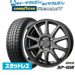 BADX D,O,S(DOS) SP-10R 13�C���` 4.0J �O�b�h�C���[ ICE NAVI �A�C�X�i�r 7 ���{��  145/80R13 �X�^�b�h���X�^�C�� �z�C�[��4�{�Z�b�g
