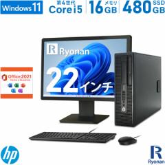 j^[Zbg HP ProDesk 600 G1 SFF 4 Core i5 :16GB ViSSD:480GB fXNgbv Microsoft Office 2021 22C` D