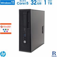 HP ProDesk 600 G1 SFF 4 Core i5 :32GB ViSSD:1TB fXNgbvp\R Microsoft Office 2021 DVD-ROM Windows11 