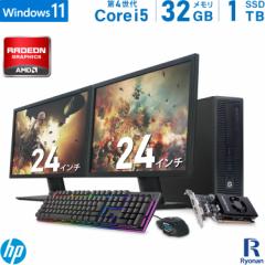 fAj^[Zbg HP ProDesk 600 G1 SFF 4 Core i5 :32GB ViSSD:1TB fXNgbv Q[~O RADEON RX6400 | 24