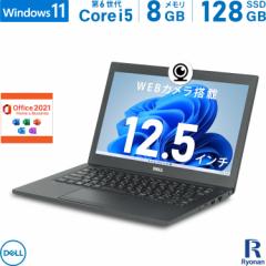 DELL Latitude 7280 6 Core i5 :8GB M.2 SSD:128GB m[gp\R Microsoft Office 2021 12.5C` LAN HDMI Off