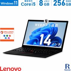 Lenovo ThinkPad X1 Carbon 8 Core i5 :8GB Vi M.2 SSD:256GB m[gp\R Microsoft Office 2021 14C` HDMI W