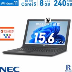 WEBJ eL[ Office2021 NEC VersaPro VK23TE 6 Core i5 :8GB ViSSD:240GB m[gp\R Microsoft Office 2