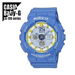 CASIO �J�V�I Baby-G �x�r�[G BA-120�V���[�Y BA-120-2B �u���[ �r���v ���f�B�[�X