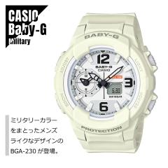 CASIO �J�V�I Baby-G �x�r�[G �~���^���[���C�N BGA-230-7B2 �x�[�W�� �r���v ���f�B�[�X ��������