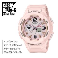 CASIO �J�V�I Baby-G �x�r�[G �p�X�e���J���[ BGA-230SC-4B �s���N �r���v ���f�B�[�X ��������