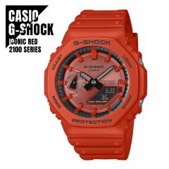 �y���[�z�������K�i CASIO �J�V�I G-SHOCK G�V���b�N Iconic Styles ���b�h �r�r�b�h�J���[ LED���C�g GA-2100RRB-4AJF �r���v �����Y ��