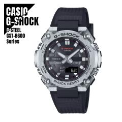 �y���[�z�������K�i CASIO �J�V�I G-SHOCK G�V���b�N G-STEEL G�X�`�[�� GST-B600-1AJF ���o�C�������N�@�\ �u���b�N�~�V���o�[ �r���v 