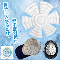 「クーポン配布中」「即納」頭部冷却 帽子 熱中症 アイスパッド 冷感マット アイスマット ヘッドクール クールパッド 冷却シート サーク