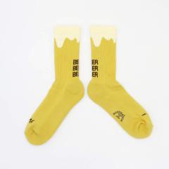 RS-349 YELLOW BEER SOCKS