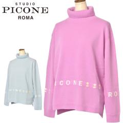 30��OFF�Z�[���I�X�^�W�I �s�b�R�[�l STUDIO PICONE ROMA 2025�H�~�V�� ���f�B�[�X �^�[�g���l�b�N�j�b�g�v���I�[�o�[ �Z�[�^�[ �A�E�g��
