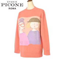 30��OFF�Z�[���I�X�^�W�I �s�b�R�[�l STUDIO PICONE ROMA 2025�H�~�V�� ���f�B�[�X �j�b�g�v���I�[�o�[ �Z�[�^�[ �A�E�g���b�g