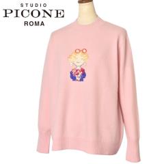 30��OFF�Z�[���I�X�^�W�I �s�b�R�[�l STUDIO PICONE ROMA 2025�H�~�V�� ���f�B�[�X �J�V�~�� �j�b�g�v���I�[�o�[ �Z�[�^�[ �A�E�g���b�g