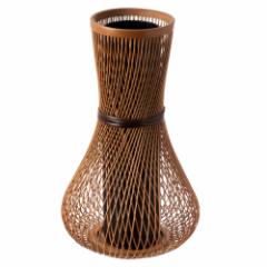 x͒|؍׍H@Ԋ@@É`H|i@Suruga-takesensuji-zaiku, Vase made of bamboo sticks@El|ЂgŐ؂ɂ
